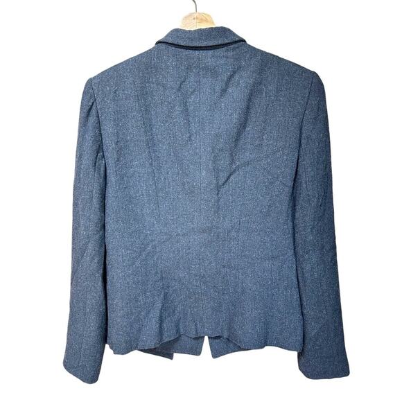 Armani Collezioni Gray Wool Blend Offset Pocket 12 Blazer Minimalist MSRP $854 - Picture 2 of 9